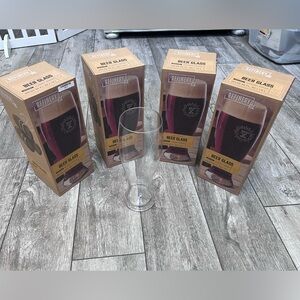 Refinery Beer Glass oversized Pilsner- Heritage Collection set of 4